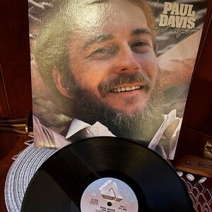 Paul Davis Vinyl Record Cool Night VTG excellent condition
